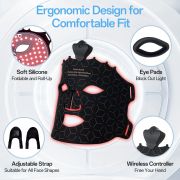 Photon skin rejuvenation Bendable Portable Face mask
