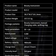RF EMS LED light skin cleaner