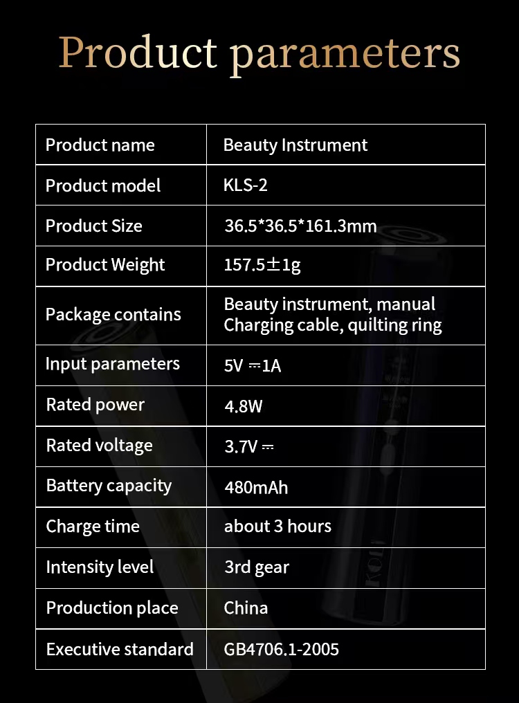 RF EMS LED light  skin cleaner