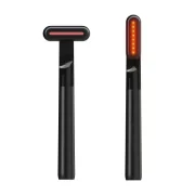 Household Light Emitting Diode Light Therapy Face EMS Face Eye Beauty Massager Red Light Skin Care Stick