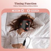 Red Light Therapy for Face, 3 Modes Portable Led Face Mask Light Therapy with Remote, Near-Infrared 850 Red Light Therapy Mask with Timing Function, Red Light Therapy at Home 180 LED Beads