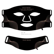 7 Color Light Emitting Diode Red Light Therapy Silicone Mask Photon Rejuvenation Acne Treatment with Target Neck Mask