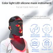 Color light LED silicone mask instrument
Facial mask neck suit