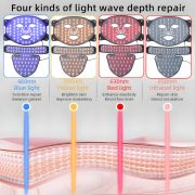 Color light LED silicone mask instrument
Facial mask neck suit