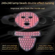 Color light LED silicone mask instrument
Facial mask neck suit